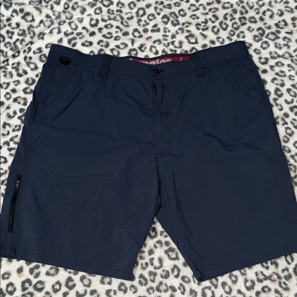 Wrangler Dark Blue Nylon Shorts